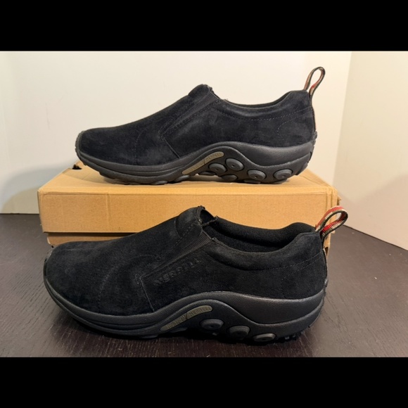 Merrell Jungle Moc Suede Slip On Shoes Midnight Mens 12M main image 4